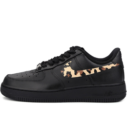 Nike Кроссовки для скейтбординга Air Force 1 с противоскользящим износостойким верхом, унисекс, черные cw2288-001（team342-荒野猎豹s-box） | black