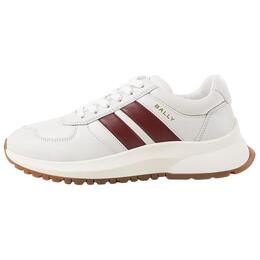 Женские полосатые кожаные кроссовки Darsyl Bally, Gray White 6306551 | gray white