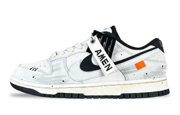 Nike Кроссовки для скейтбординга Dunk Anti Slip, износостойкие, унисекс, черно-белые hv1800-101(team257-街头艺术) | black white