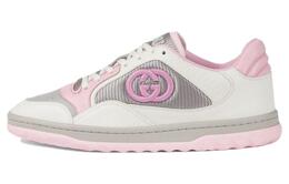 Gucci Женские кроссовки MAC80 «Off White Grey Pink» 747954 aacnw 9160 | white pink