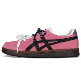 Onitsuka Tiger Кроссовки для скейтбординга Advanti с противоскользящим износостойким верхом, унисекс, темно-розовые 1183b799-101(teamy-男女款粉色战士粉黑) | dark pink