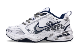 Кроссовки Air Monarch 4 Skeleton And Imp с защитой от скольжения, износостойкие, низкие, массивные, унисекс, светло-серые Nike, Light Gray 415445-102（team543-骷髅小鬼sbox） | light gray