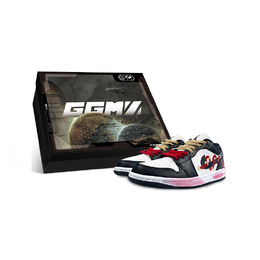 Jordan Кроссовки Air 1 Slip-Resistant Low-Top Vintage Unisex Black White Red dc0774-101(team116-金蛇接财box) | white