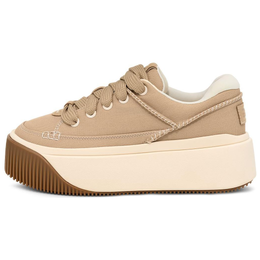 Ugg Модные нескользящие низкие кроссовки для скейтбординга на платформе, увеличивающие рост, унисекс, коричневые 1167499-mdsd | brown