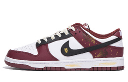 Nike Кроссовки для скейтбординга Dunk с противоскользящим покрытием, износостойкие, унисекс, черно-красные dv0833-115(team拾伍-女款黑红五) | black red