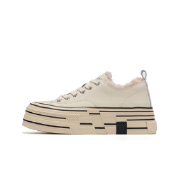 Eblan Женские кроссовки бежевого цвета el144026m73 | beige (fleece-lined)
