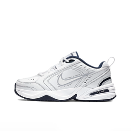 Nike Низкие кроссовки Air Monarch 4 с защитой от скольжения, износостойкие, массивные, унисекс, черно-белые 415445-102（team462-手稿） | black white