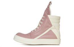 Высокие кожаные кроссовки Ligo Geobasket Rick Owens, Pink rp01d2894lco-6311 | pink