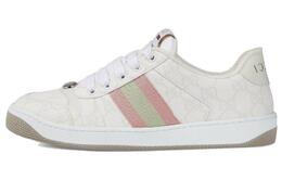 Gucci Женские кроссовки Screener «GG Monogram White Pink» 771134 96ge0 9058 | light gray