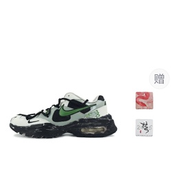 Nike Кроссовки Air Max Fusion Anti-Slip с низким верхом, износостойкие, женские, черные, белые, зеленые cj1671-100(team793-青蛇·烟雨巷) | black white green : includes scented sachet