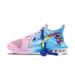Nike Баскетбольные кроссовки Air Max Impact 3 с амортизацией, противоскользящие и износостойкие, низкие, унисекс, сине-розовые dc3725-101(team546-恐龙时代) | blue pink