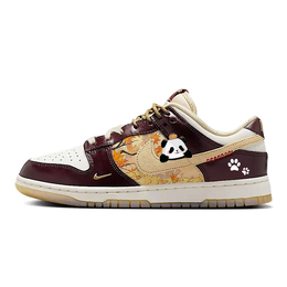 Nike Кроссовки для скейтбординга Dunk Slip, нескользящие, износостойкие, легкие, коричневые, женские hv5991-171(team56-枫叶熊猫) | brown