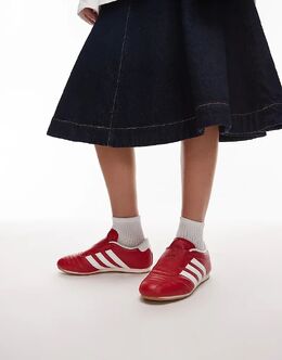 Кроссовки для тхэквондо Adidas красного и белого цветов 141910984 | red