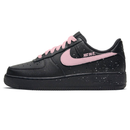Nike Низкие износостойкие кроссовки для скейтбординга Air Force 1 Black Warrior, унисекс, розовые cw2288-001(黑武士 狸-女) | pink
