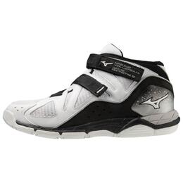 Mizuno Кроссовки для тренировок с нескользящей подошвой, износостойкие, унисекс, белые v1gc225857 | white black