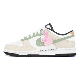 Nike Кроссовки для скейтбординга Dunk Joy Lemon, износостойкие, белые, унисекс dd1391-100(team399-茶语山樱) | white