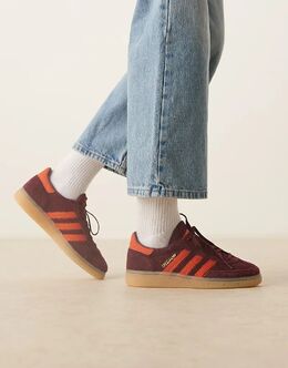Кроссовки Adidas Handball в бордовом/подержанном красном/резиновом цвете 149638331 | maroon / preloved red / gum