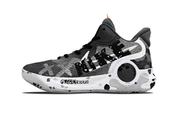 Nike Баскетбольные кроссовки KD Trey 5 IX Black Panther, износостойкие, средний верх, унисекс, черно-белые cw3402-011(team506-黑豹) | black white