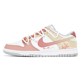 Nike Кроссовки для скейтбординга Dunk Joy Lemon с противоскользящим покрытием, износостойкие, женские, розовые dd1503-103(team778-糖果甜心) | pink