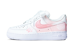 Nike Кроссовки для скейтбординга Air Force 1 с противоскользящим покрытием и износостойкостью, легкие, женские, розовые, белые dd8959-100(team74-灵蛇玫瑰粉白) | pink white