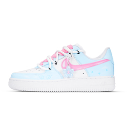Nike Кроссовки для скейтбординга Air Force 1 Low Top женские, небесно-голубые dd8959-100（team883-夏日） | sky blue