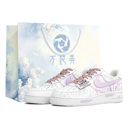 Nike Кроссовки Air Force 1 Thermal Low для скейтбординга, унисекс, белые, фиолетовые cw2288-111(team113-紫s-box) | white purple