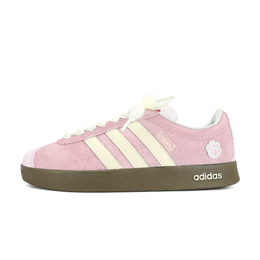 Adidas Кроссовки для скейтбординга VL COURT 2.0 с противоскользящей подошвой и износостойкими протекторами, унисекс, желто-розовые js3003(team134-蜜糖喵呜) | yellow pink