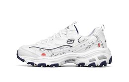 Skechers Женские кроссовки D'LITES 1.0 с противоскользящей подошвой и износостойким верхом, белые 99999863-wnv（team-735春和日丽） | white