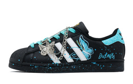 Adidas Низкие противоскользящие кроссовки для скейтбординга SUPERSTAR, унисекс, синие eg4959(team-991春日蝶信) | blue