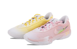 Nike Баскетбольные кроссовки Air Zoom GT Cut Academy унисекс с низким верхом розового/желтого цвета fb2598-103（team445-渐变粉黄鸳鸯） | pink
