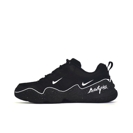Nike Tech Hera Shadow Stealth износостойкие низкие повседневные кроссовки, увеличивающие рост, унисекс, черные fj9532-101（team1364-暗影潜行） | black