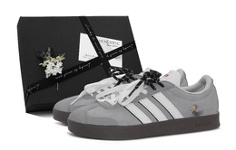 Adidas Кроссовки для скейтбординга VL COURT 2.0 Mist Duck Seeks Light MONE Manufacturing, Box Breathable Low Top, унисекс, серо-белые hq1802(team177-雾鸭寻光-box) | gray white