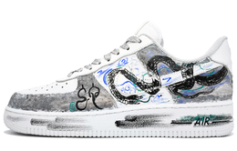 Nike Кроссовки Air Force 1 с противоскользящим покрытием, износостойкие, низкие, для скейтбординга, унисекс, синие, белые cw2288-111(team400-古之巨蟒男女款蓝) | blue white