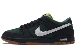 Nike Кроссовки для скейтбординга Dunk Green Snake с защитой от скольжения и износа, низкие, унисекс, черно-зеленые fq7585-200(team645-斯莱特斯男女同款) | black green