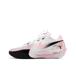 Nike Баскетбольные кроссовки Air Zoom GT Cut3 Pink Cherry Blossom Snow Low Top унисекс розовые белые черные dv2918-102（team856- 粉樱落雪） | pink white black