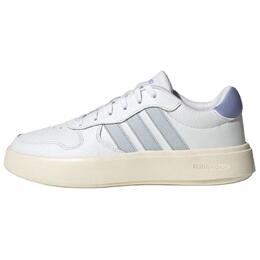 Adidas Низкие, износостойкие, противоскользящие кроссовки для скейтбординга, женские, белые, синие ji2165 | white/light blue/fluorescent blue