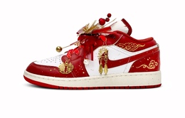 Jordan Баскетбольные кроссовки Air 1 Low, женские, красные fj3465-160(team11-金囍云踪女款红色) | red