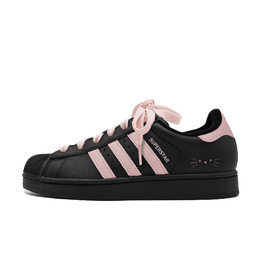 Adidas Низкие кроссовки для скейтбординга Superstar 2 Kitten с амортизацией, износостойкие, унисекс, розовые ji0079(team499-粉色猫咪) | pink