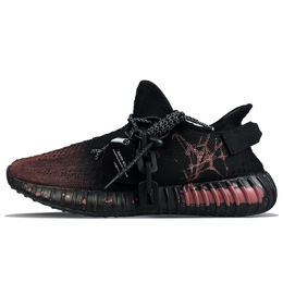 Adidas Кроссовки Yeezy Boost 350 V2 с антискользящим покрытием, износостойкие, повседневные, унисекс, красные с потрескавшимся эффектом hq4540(team40-裂痕红) | crackled red