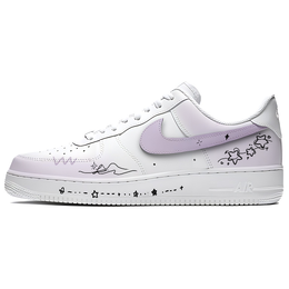 Nike Кроссовки Air Force 1 Meteor Coverage с амортизацией, износостойкие, низкие, для скейтбординга, женские, сиреневые dc9486-111(team770-流星z) | lilac
