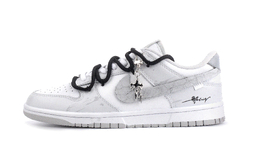 Nike Кроссовки для скейтбординга Dunk Silver Sorrow Phantom, износостойкие, серые, унисекс dd1391-103（team34-银殇魅影） | gray white