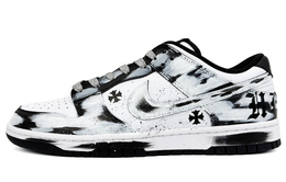 Nike Кроссовки для скейтбординга Dunk Suixin, Gothic Nightmare Coverage с амортизацией и низким верхом, унисекс, черно-белые hf5441-100(team45-哥特梦魇) | black