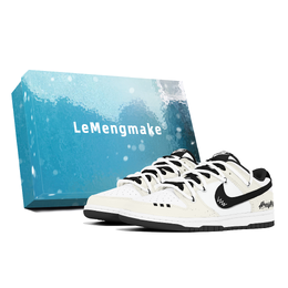 Nike Кроссовки для скейтбординга Dunk, устойчивые к истиранию, белые, унисекс dd1391-100(team399-潮玩羽翼s-box) | white