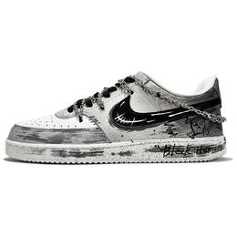 Nike Кроссовки Court Vision 1 с низким верхом, устойчивые к истиранию, унисекс, черные, белые dh2987-101（team1214-苍穹之欲） | black white