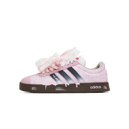 Adidas Кроссовки для скейтбординга VL COURT 2.0 Pink Milkshake Low Top унисекс розового цвета hq1802(team1166-粉色奶昔) | pink