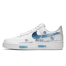 Nike Кроссовки Air Force 1 для скейтбординга, износостойкие, белые, унисекс cw2288-111(team10- 解限机2) | white