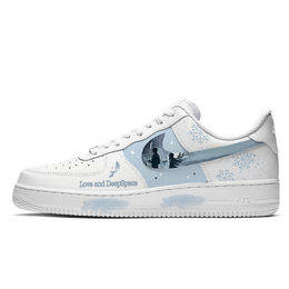 Nike Кроссовки Air Force 1 для скейтбординга, износостойкие, белые, унисекс cw2288-111(team10- 恋与深空3) | white