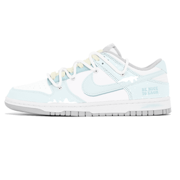 Nike Кроссовки для скейтбординга Dunk Low Top женские белые dd1503-103(team399-蓝雾冰山) | white