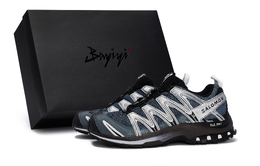 Salomon XA Pro 3D ADV противоскользящие износостойкие низкие треккинговые кроссовки унисекс, цвет: черный, серебристый, синий l47478100(team80-男女款群峰之上s-box) | black silver blue