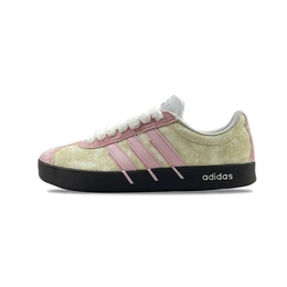 Adidas VL COURT 2.0 Urban Chic Style Berry износостойкие низкие немецкие армейские кроссовки унисекс розово-желтого цвета js3003(team745-甜酷莓莓） | pink yellow